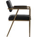 Ventouz Vintage Black Dining Armchair